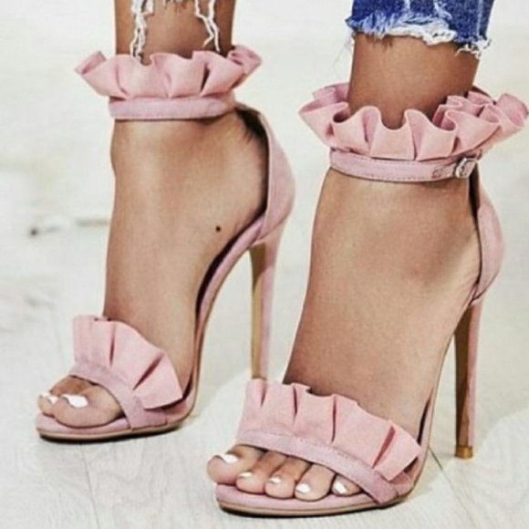 FSJ Shoes - FSJ Women Cute Pleated Shoes Ankle Strap Sandal